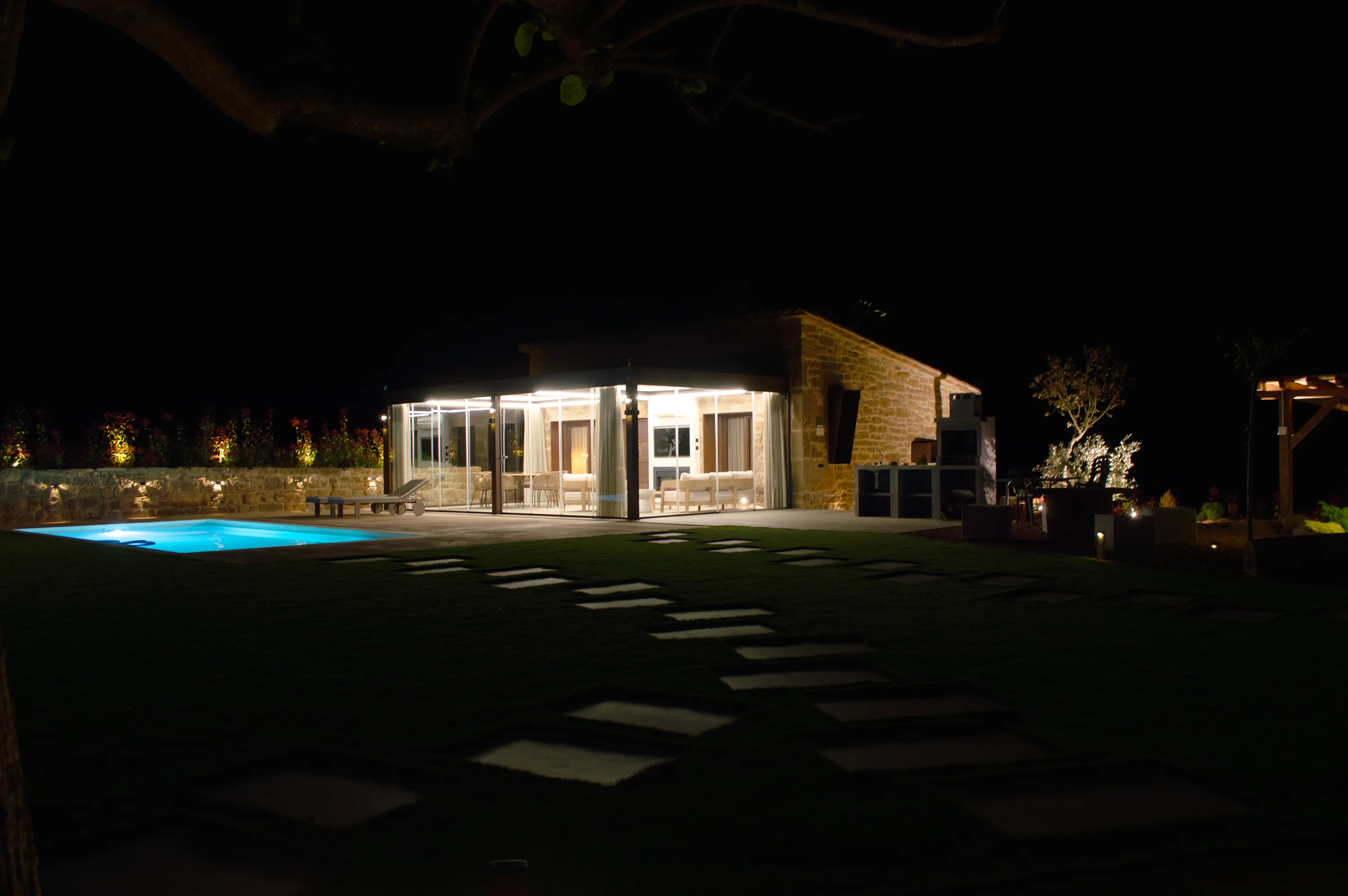 Casa de noche